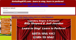 Desktop Screenshot of gottasingnyc.com