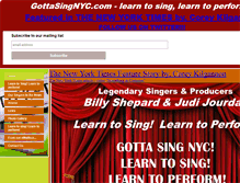 Tablet Screenshot of gottasingnyc.com